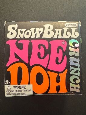 Rare 🚨🚨 SnowBall NeeDoh Crunch Groovy Glob!